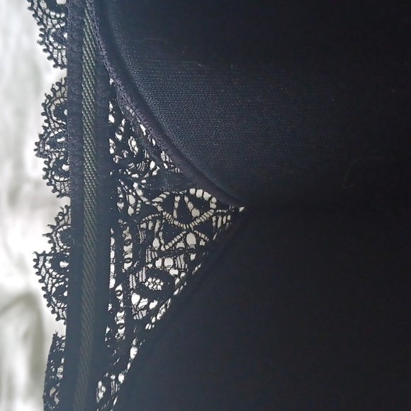 NWOT Auden Black Lace Strapless Bra Bandeaus Size Small - Picture 7 of 8